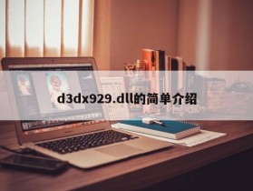 d3dx929.dll的简单介绍